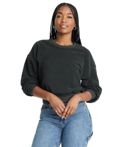 Women's Crochet Trim Sweatshirt