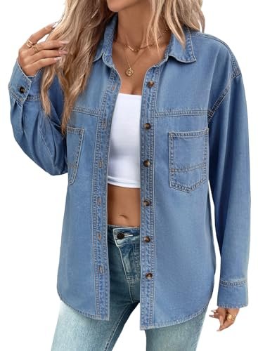 Women's Relaxed Denim Shirt